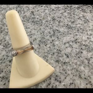 Sterling Silver Ring with Stones